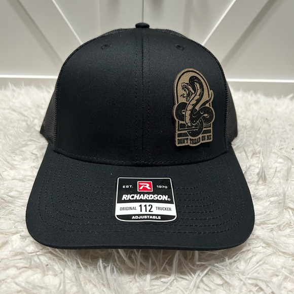 Don’t Tread On Me laser engraved Richardson 112 Trucker hat. - Picture 4 of 8